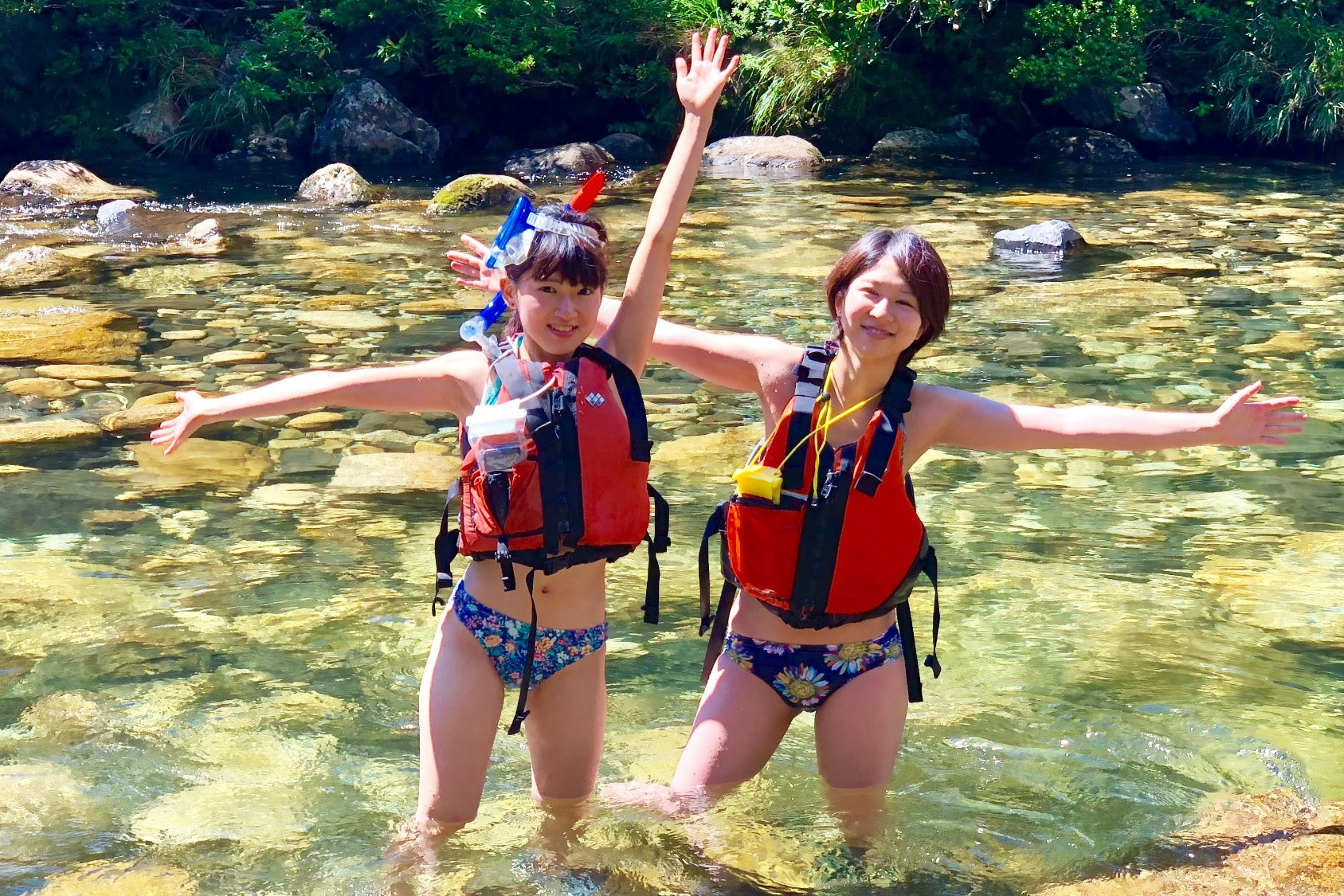 夏限定！沢遊びプラン